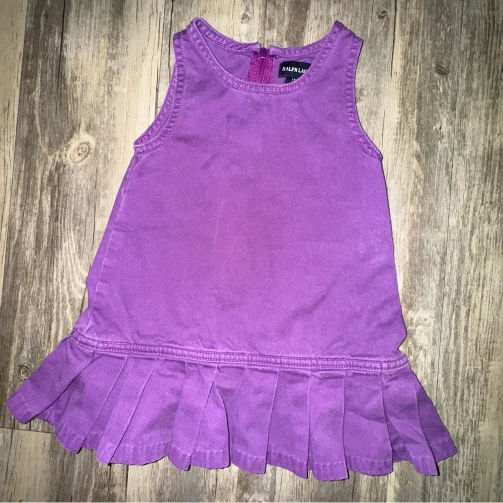 Ralph Lauren Purple Kids Casual Dress